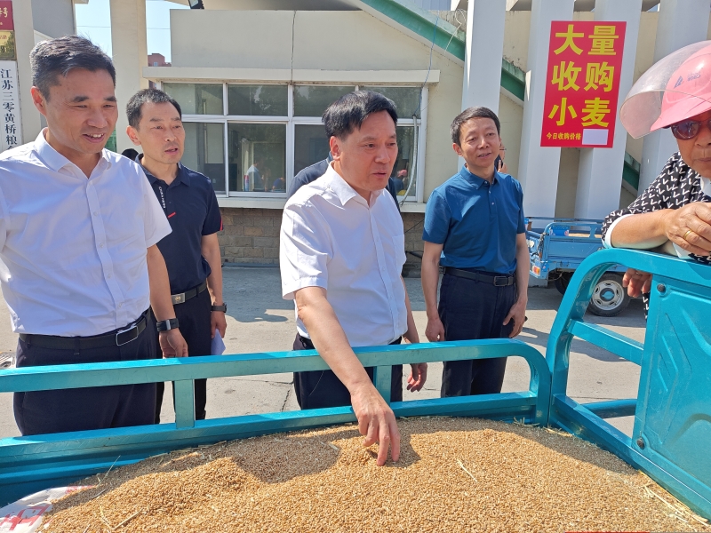 李德副局长赴泰州调研粮食仓储设施建设和夏粮收购工作