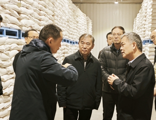 省粮食和物资储备局开展元旦期间粮油市场保供工作调研