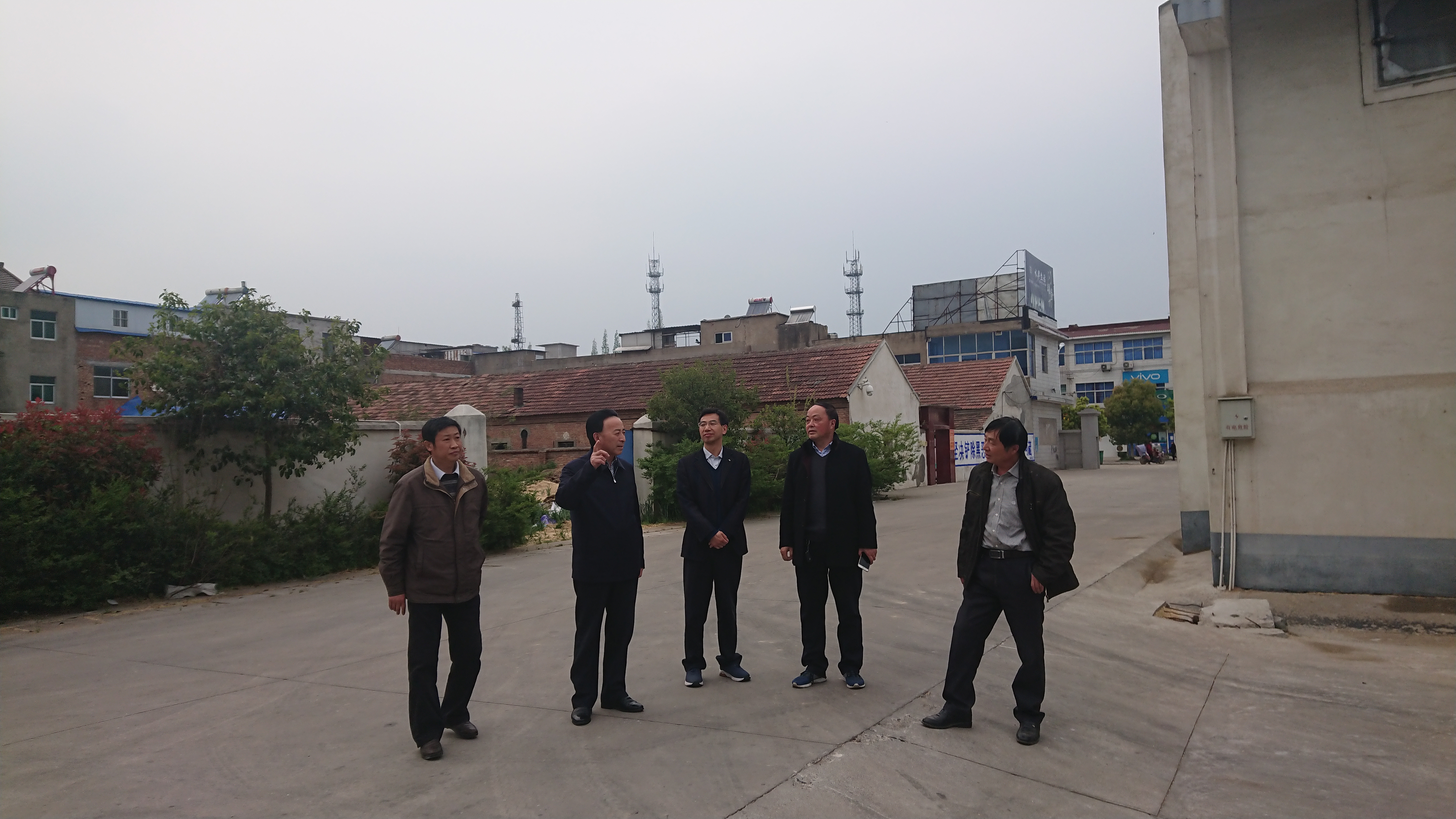 淮安市发改委主任黄克清调研指导粮食大清查